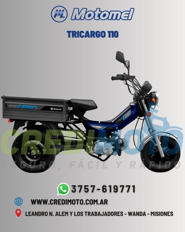 Producto - Motomel Tricargo 110