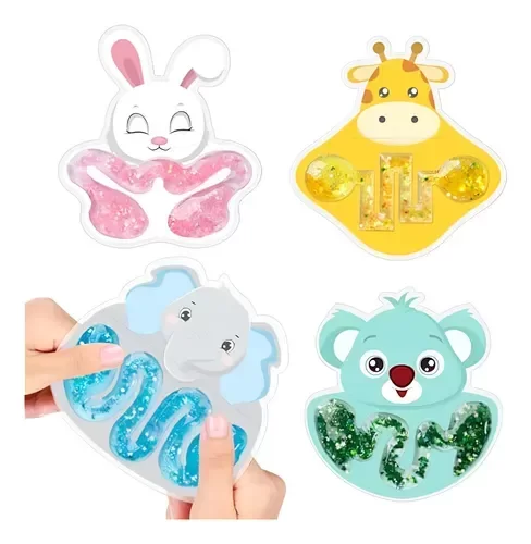 Producto - Pads sensoriales laberinto de brillos.Aptos autismo, TDAH