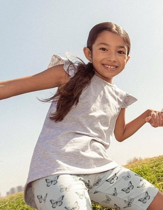 Producto - Remera princesa gris melange