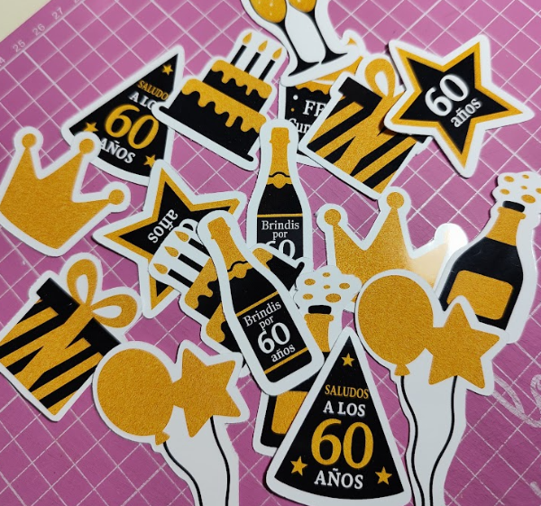 Producto - Toppers Personalizados (Plancha A4) - 14