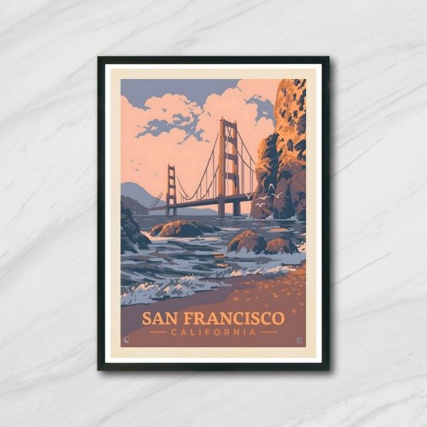 Producto - Cuadro decorativo viajes San Francisco Estados Unidos
