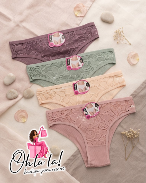Producto - MELODY M VEDETINAS DE MORLEY CON ENCAJE - 2