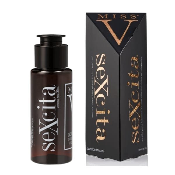 Producto - ACEITE MISS V SEXCITA CON LARGININA, DAMIANA Y GUARANÁ 30ml