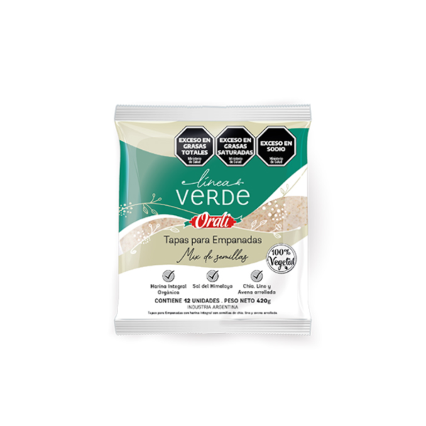 Producto - Disco empanada VEGANO integral ORALI x 12unid.