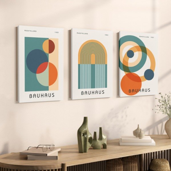 Producto - Set x3 Cuadros - Bauhaus 16