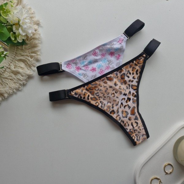 Producto - Less regulable ancho estampado - talle M/L