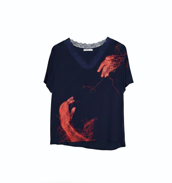 Producto - Blusa marina Manos