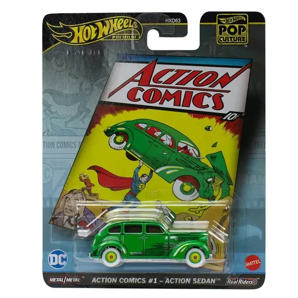 Producto - Hot Wheels Premium Action Comics #1 Action Sedan Berline