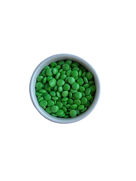 Producto - Lentejas de chocolate confites 100gr VERDE