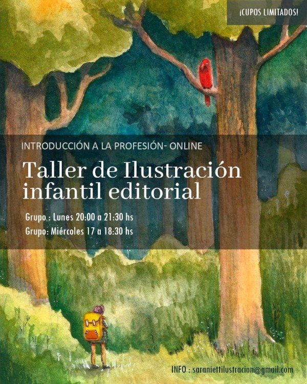 Producto - Taller online de ilustración infantil editorial - PAGO MENSUAL