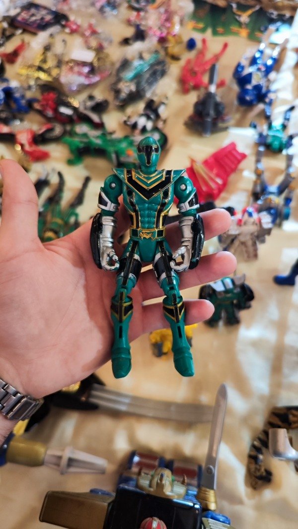 Producto - Legendary Green sin Battlized Power Ranger Mystic Force 15cm - 0