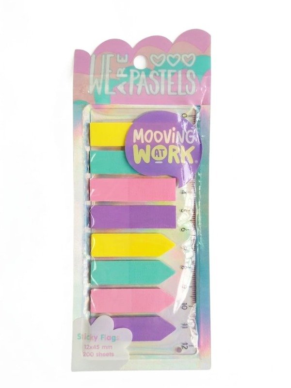 Producto - Banderitas Pastel Mooving x 200 - Señaladores