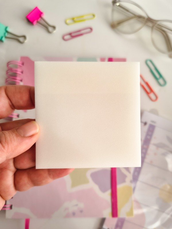 Producto - Notas adhesivas transparentes con glitter - 3