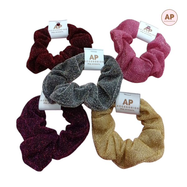 Producto - SCRUNCHIES BRILLOSOS - AC26107