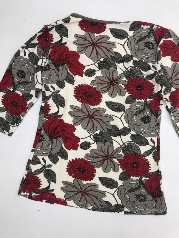 Producto - Floral rojo top Red tones - 6