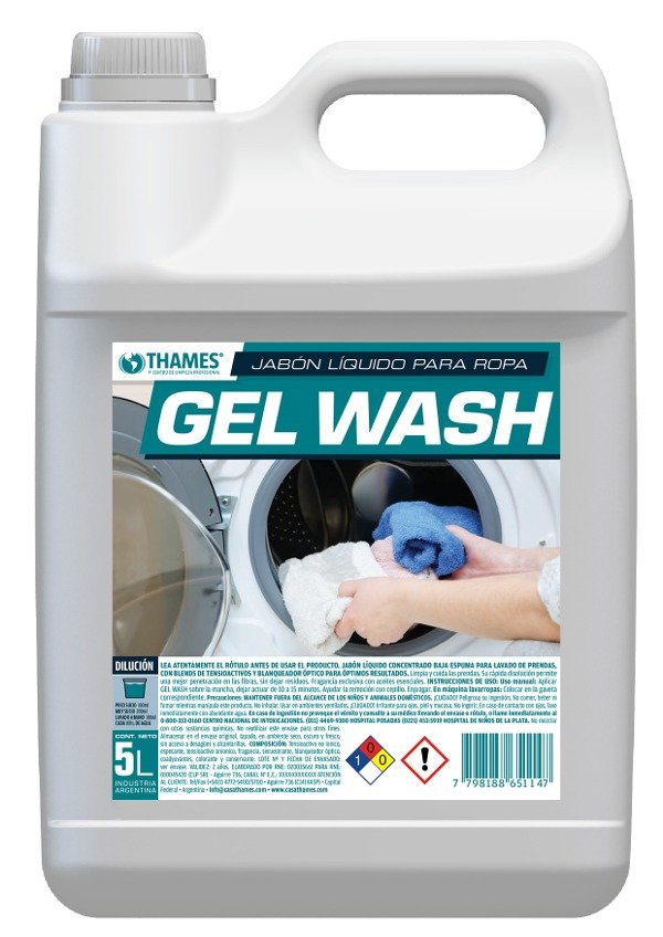 Producto - Jabón líquido para ropa - Gel Wash