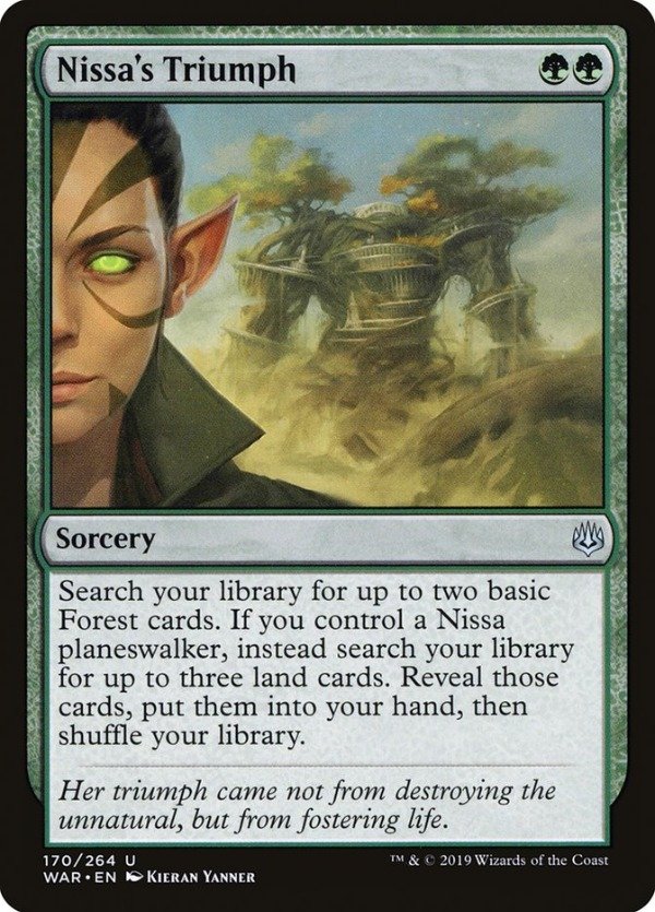 Producto - Nissa's Triumph #170  War of the Spark