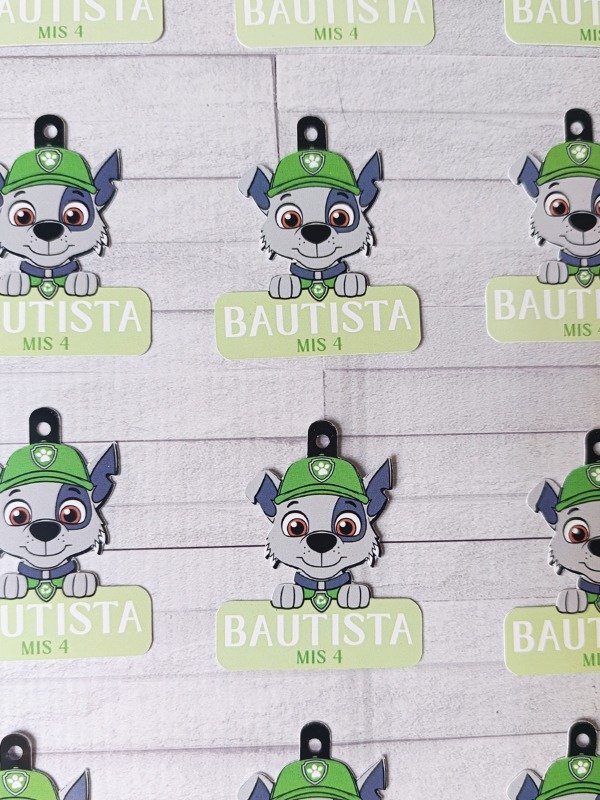Producto - Tag Cumpleaños [Modelo Paw Patrol] - 4