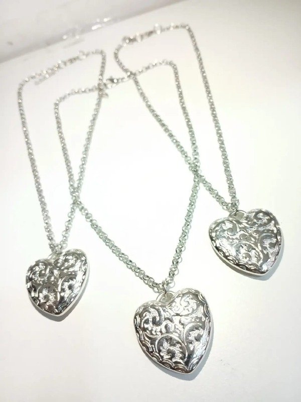 Producto - Cadena Corazon Encaje