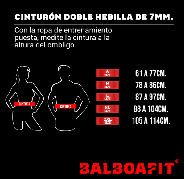 Producto - CINTURON CUERO OLD SCHOOL 7 MM - BALBOAFIT - 6