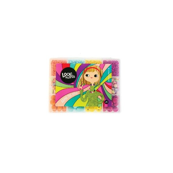 Producto - Caja Mostacillas 12 divisiones grande Surtidas con cordones