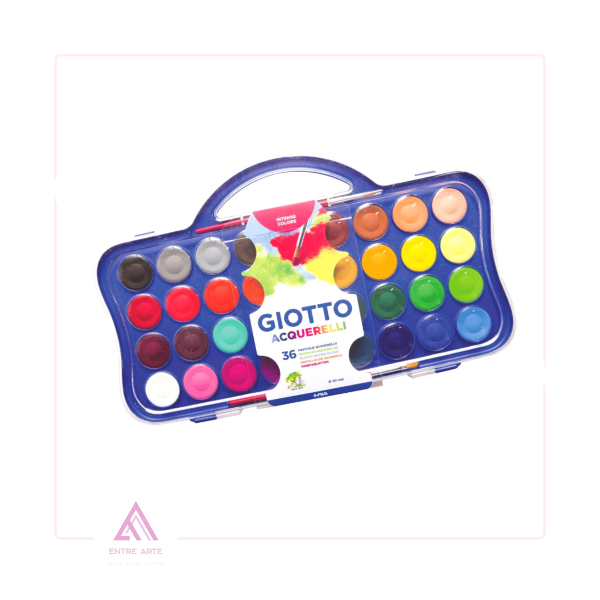 Producto - GIOTTO acuarela x 36 colores con pincel