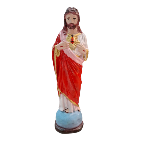Producto - SAGRADO CORAZON DE JESUS 15 CM DE YESO - 01014