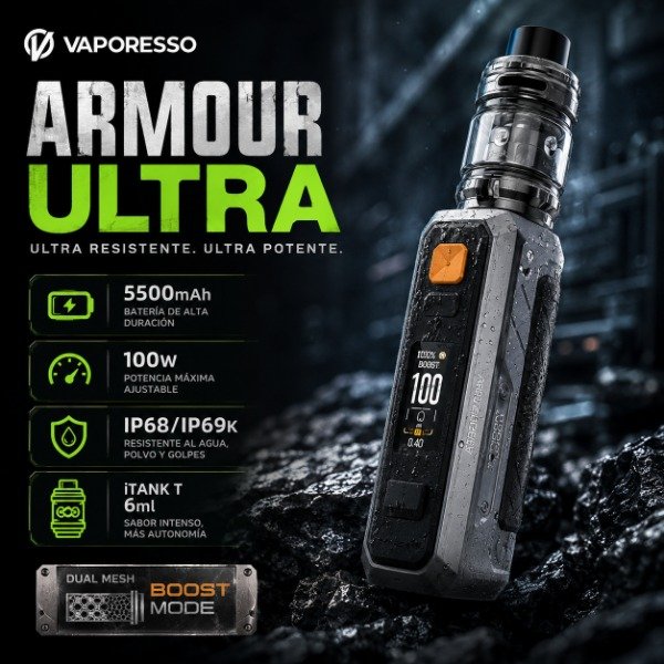 Producto - Vaporesso Armour Ultra Kit 100W / Vape Kit Premium - Calavera Vapors