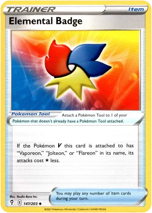 Producto - Elemental Badge - 147/203 - Evolving Skies