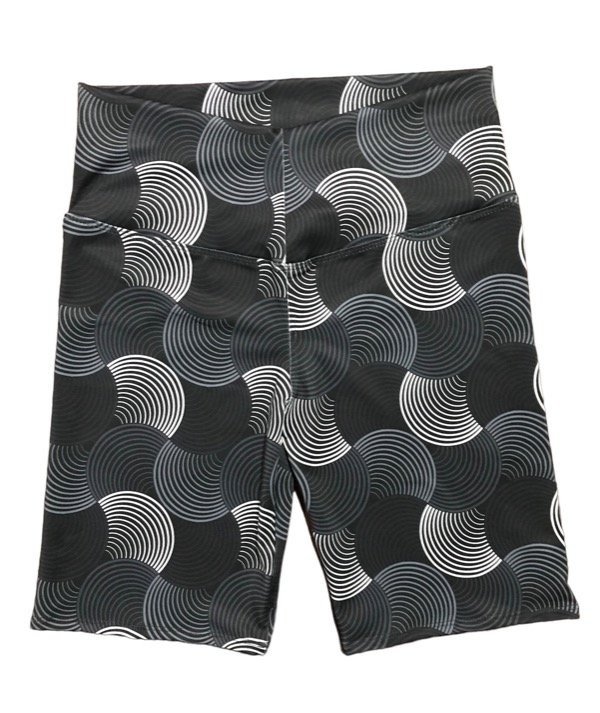 Producto - Calza Biker Lycra Estampada Semicírculos Grises