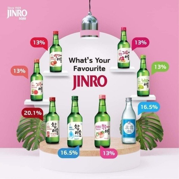 Producto - Soju Jinro - ingrese para elegir