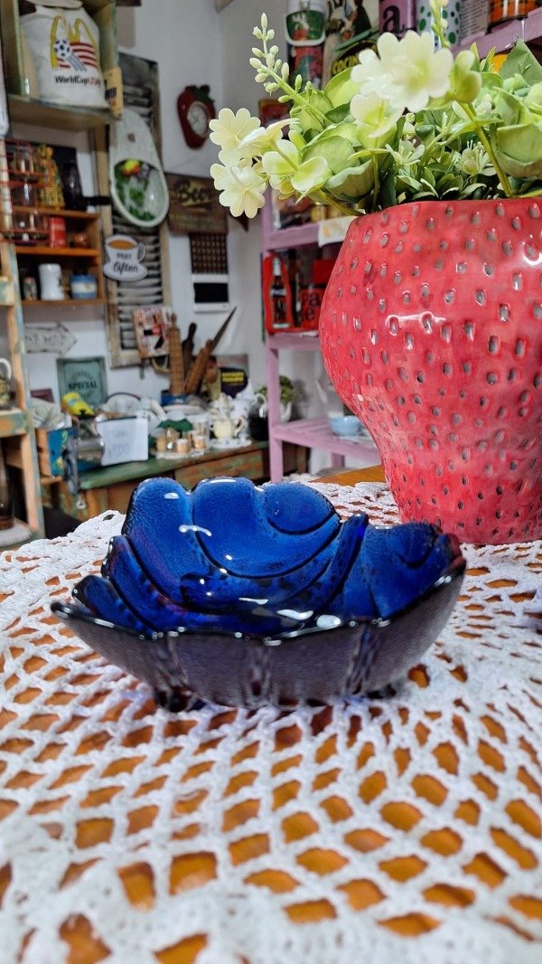 Producto - CUENCOS AZUL COBALTO FORMA HOJA - 0