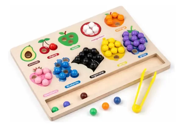 Producto - Juego de Clasificación Motriz Frutas en Inglés