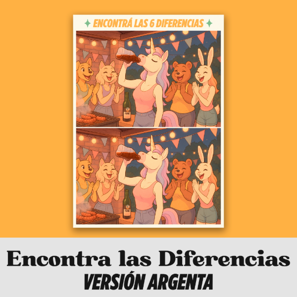 Producto - ENCONTRA LAS DIFERENCIAS (Versión Argenta)