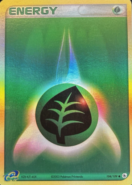 Producto - Grass Energy Reverse Holo EX Ruby and Sapphire 104/109