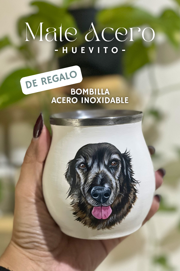 Producto - Mate Acero Huevito