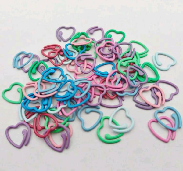 Producto - Marca Puntos de Metal en Forma de Corazón Pack x10