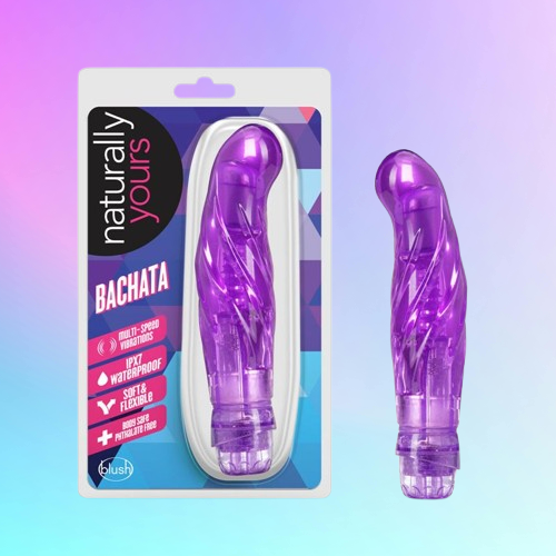 Producto - Bachata Dildo Vibrador Violeta varias velocidades Cod A26-37