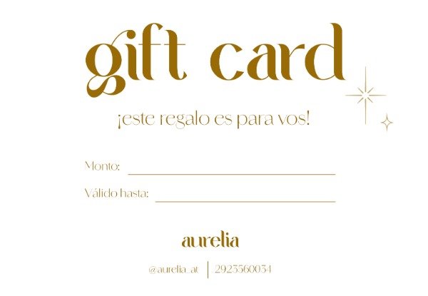 Producto - GIFT CARD AURELIA
