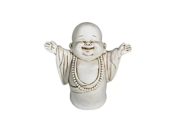 Producto - IMAGEN BUDA FELIZ MANOS ABIERTAS GRANDE 25.5CM YESO EXTRA DURO