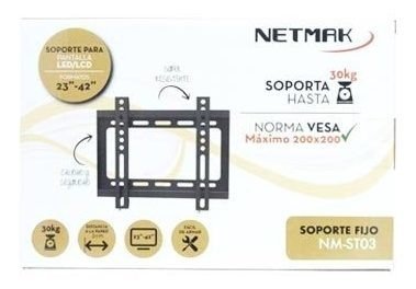 Producto - Soporte Para Pantalla LED LCD Netmak NM-ST03 23 A 42 Pulgadas - 0