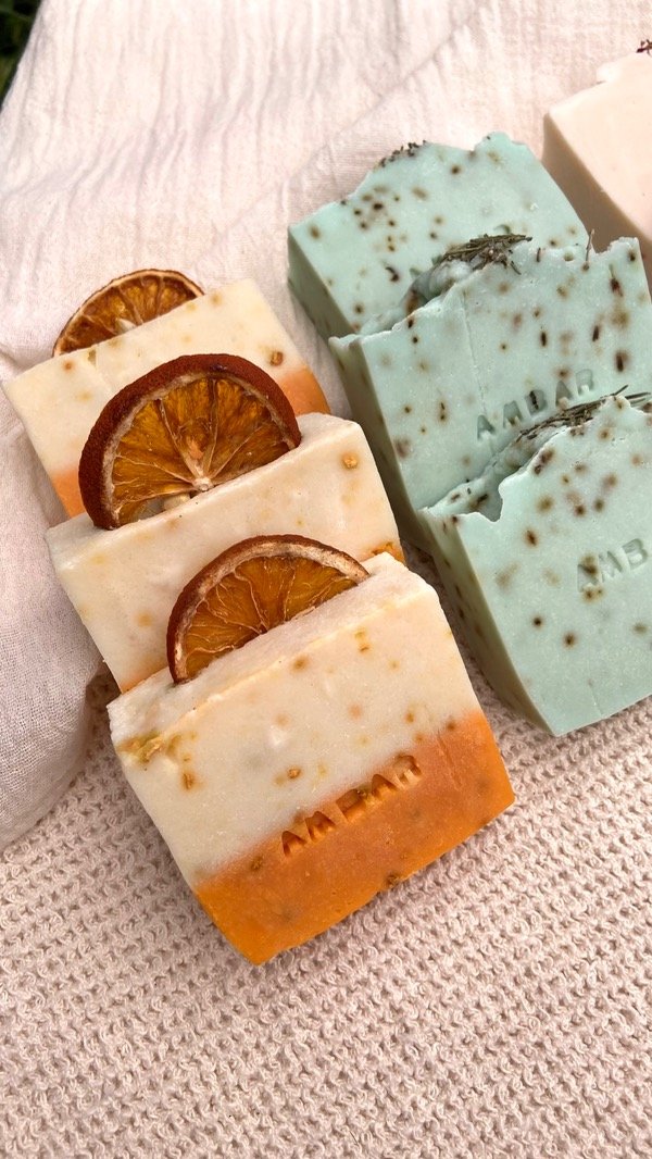 Producto - Jabón artesanal rústico- Naranja