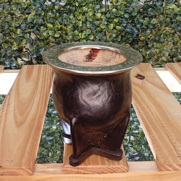 Producto - Camionero Calabaza con Virola de Alpaca Cincelada