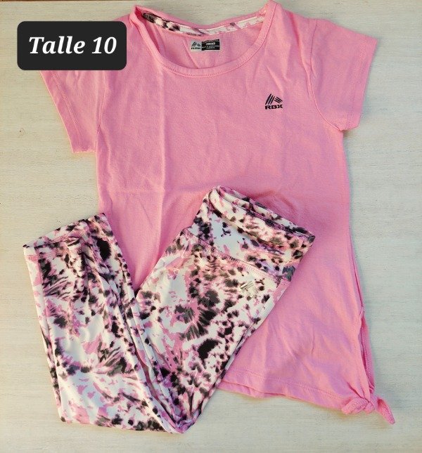 Conjunto hins calza y remera talle 8/10