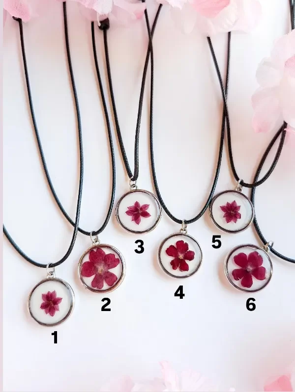 Producto - Collar Flor resina I - 1