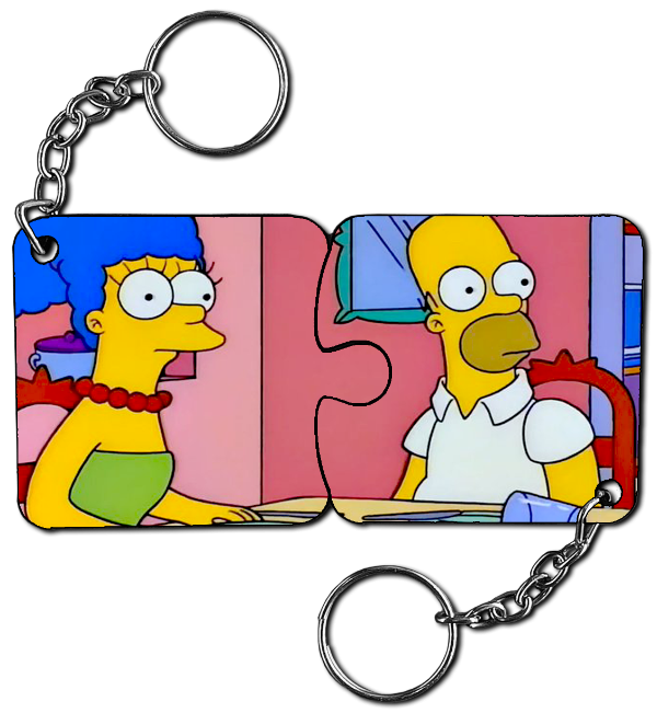 Producto - Homero y Marge E -Llaveros