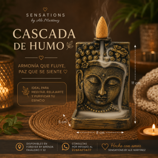 Producto - Cascada de humo Cara de Buda - 0