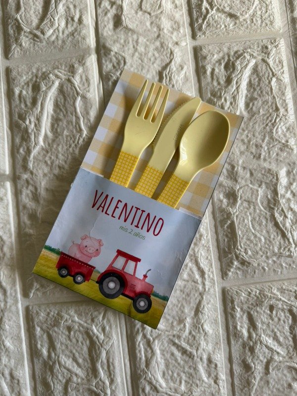 Producto - Cubiertos de polimero x3 - 1