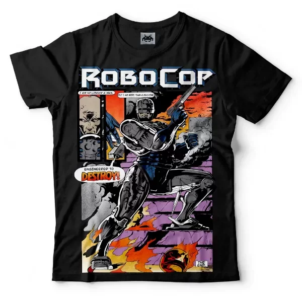 Producto - ROBOCOP - REMERA NEGRA 2XL