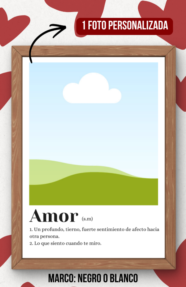 Producto - Cuadro san valentin significado "amor" 1 foto